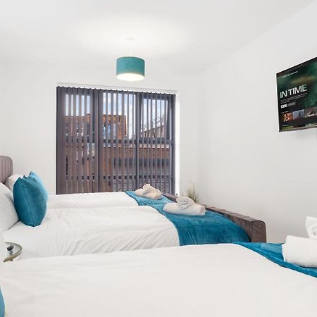 Ebra Stays - Choice Of 2 Or 3 Individual Beds - Luxury New Build Apartment ✪ City Centre, Digbeth ✓ Smart Tv'S & Large Corner Sofa - Birmingham Exterior foto